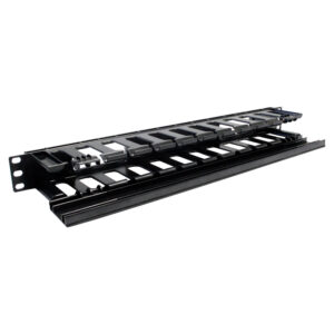 VERTICAL LARGE FINGER-DUCT 22.5U 40″ CABLE MANAGERS W/ HINGED COVER(S)