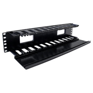 VERTICAL LARGE FINGER-DUCT 22.5U 40″ CABLE MANAGERS W/ HINGED COVER(S)