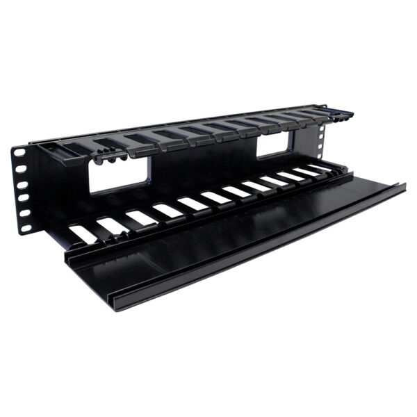 VERTICAL LARGE FINGER-DUCT 22.5U 40″ CABLE MANAGERS W/ HINGED COVER(S)