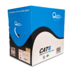 Quest Technology Cat6 Pvc Riser - Utp 550Mhz Network Cable - 1000Ft - White NBW-1068 - Quest