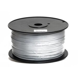 Quest Technology Silver Satin Cable - 4 Cond. Stranded - 28Awg - 1000 Ft NBW-2428UL - Quest