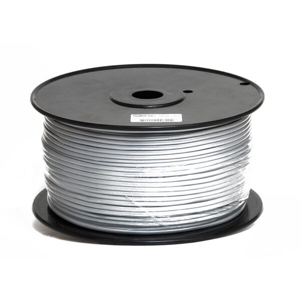 Quest Technology Silver Satin Cable - 4 Cond. Stranded - 28Awg - 1000 Ft NBW-2428UL - Quest