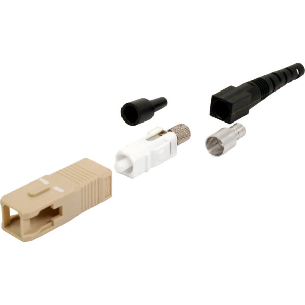 Quest Technology Sc Fiber Optic Connector - (Simplex) Multi-Mode W/ Boot NFO-3001 - Quest