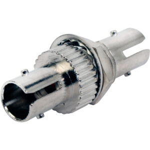 Quest Technology St/St Fiber Optic Adapter - (Simplex) Multi-Mode - Nickel Plated NFO-3021 - Quest
