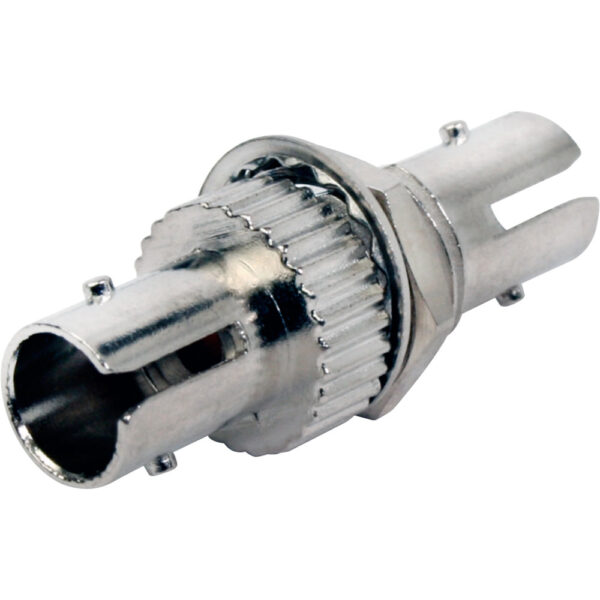 Quest Technology St/St Fiber Optic Adapter - (Simplex) Multi-Mode - Nickel Plated NFO-3021 - Quest