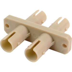 Quest Technology St/St Fiber Optic Adapter - (Duplex) Multi-Mode - Plastic NFO-3074 - Quest