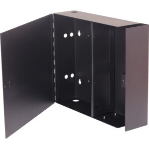 Quest Technology Fiber Optic Wall Mount Cabinet W/ Lock - 2-Strip Mod (48 Fibers) NFO-4602 - Quest