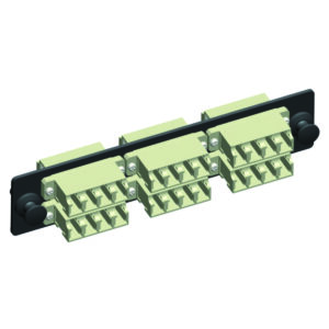 Quest Technology Lc Adapter Strip - (Quad) 24 Fiber - 6-Port - Multi-Mode Pb - 50 Or 62.5 NFO-4704 - Quest