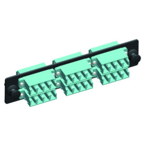 Quest Technology Lc Adapter Strip - (Quad) 24 Fiber - 6-Port - Multi-Mode 10G NFO-4705 - Quest