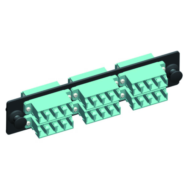 Quest Technology Lc Adapter Strip - (Quad) 24 Fiber - 6-Port - Multi-Mode 10G NFO-4705 - Quest