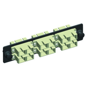 Quest Technology Sc Adapter Strip - (Duplex) 12 Fiber - 6-Port - Multi-Mode Pb - 50 Or 62.5 NFO-4707 - Quest