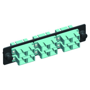 Quest Technology Sc Adapter Strip - (Duplex) 12 Fiber - 6-Port - Multi-Mode 10G NFO-4708 - Quest