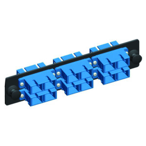 Quest Technology Sc Adapter Strip - (Duplex) 12 Fiber - 6-Port - Single-Mode Ceramic NFO-4709 - Quest
