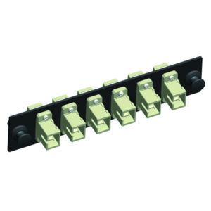 Quest Technology Sc Adapter Strip - (Simplex) 6 Fiber - 6-Port - Multi-Mode Pb - 50 Or 62.5 NFO-4711 - Quest