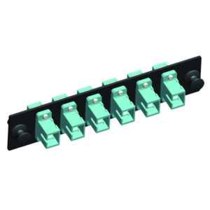 Quest Technology Sc Adapter Strip - (Simplex) 6 Fiber - 6-Port - Multi-Mode 10G NFO-4712 - Quest