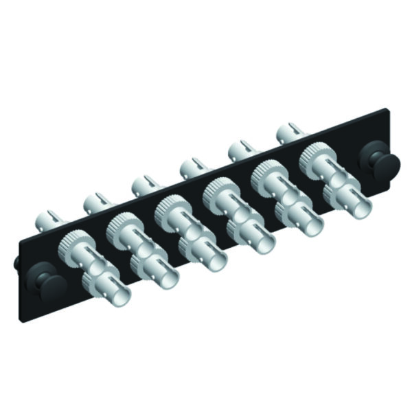Quest Technology St Adapter Strip - 12 Fiber - 12-Port - Single-Mode Ceramic NFO-4718 - Quest