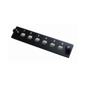 Quest Technology Unloaded Fiber Optic Panels (500 Series) - St - 6-Port NFO-5012 - Quest
