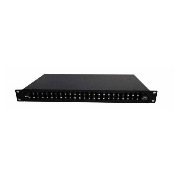 Quest Technology Fiber Optic Rack Mount (500 Series) - Unloaded Sc/St 48-Port W/ Splice Tray &Amp; 1U Drawer NFO-5124 - Quest