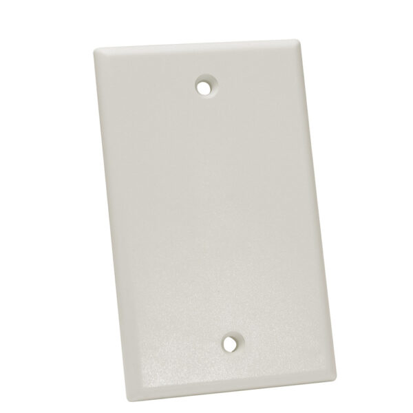 Quest Technology Keystone Wall Plate, Single-Gang - Blank, Lt Almond NFP-1002 - Quest