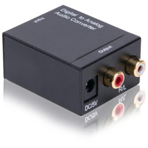 Quest Technology Digital (Coax Or Toslink) To Analog L/R Audio Converter NFT-4022 - Quest