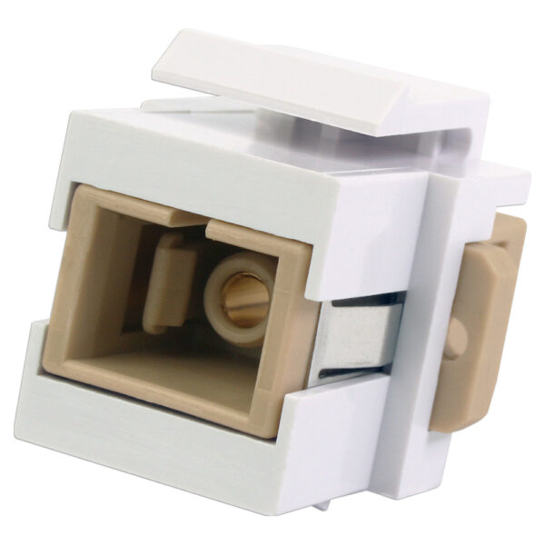 Quest Technology Fiber Optic (F-F) Keystone Jack - Sc NKJ-3208 - Quest