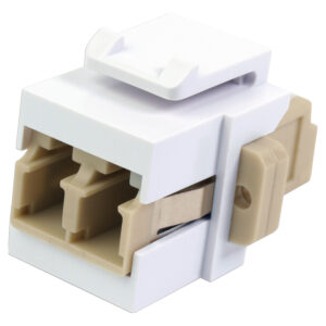 Quest Technology Fiber Optic (F-F) Keystone Jack - Lc NKJ-3308 - Quest