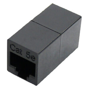 Quest Technology Cat5E Inline Coupler - Rj45 - 8P8C - Standard Black NKJ-5001 - Quest