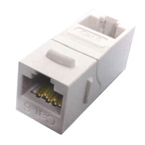 Quest Technology Cat6 Inline Coupler - Rj45 - 8P8C - 90 Degree White NKJ-6018 - Quest