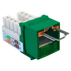 Quest Technology Locjack Security Keystone Jack - Cat6 - 8P8C - Green NLJ-6506 - Quest