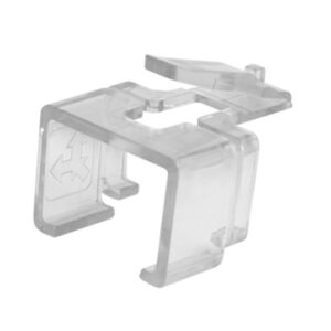 Quest Technology Rj45 Plug Saver Repair Clips - 50 Pack - Clear NMS-8000K-50 - Quest