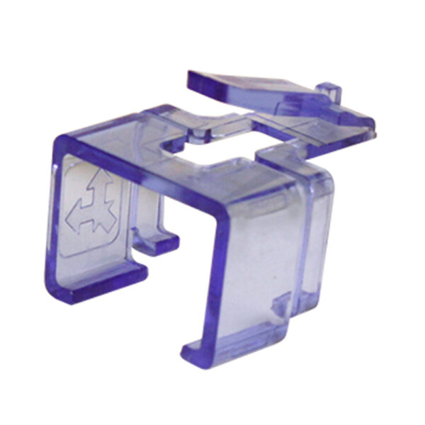 Quest Technology Rj45 Plug Saver Repair Clips - 50 Pack - Blue NMS-8002K-50 - Quest