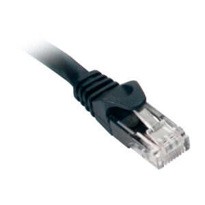 Quest Technology Cat5E Utp 350Mhz Snagless Molded Patch Cord - 100 Ft - Black NPC-1100 - Quest