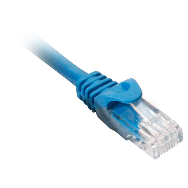 Quest Technology Cat6 Utp 550Mhz Snagless Molded Patch Cord - 100 Ft - Blue NPC-6200 - Quest