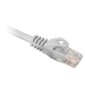 Quest Technology Cat6 Utp 550Mhz Snagless Molded Patch Cord - 100 Ft - Gray NPC-6900 - Quest