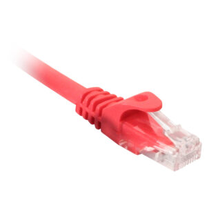 Quest Technology Cat6 Utp 550Mhz Snagless Molded Patch Cord - 100 Ft - Red NPC-6300 - Quest