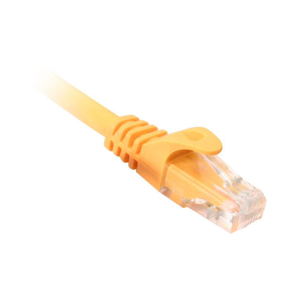 Quest Technology Cat6 Utp 550Mhz Snagless Molded Patch Cord - 100 Ft - Yellow NPC-6500 - Quest