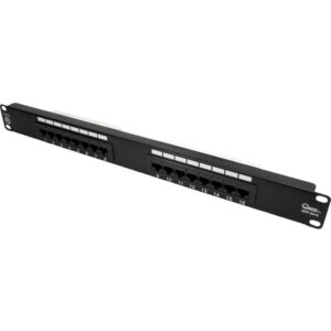 Quest Technology Cat5E Utp Patch Panel - 16-Port - 19" Rack Mnt - 1U NPP-5016 - Quest
