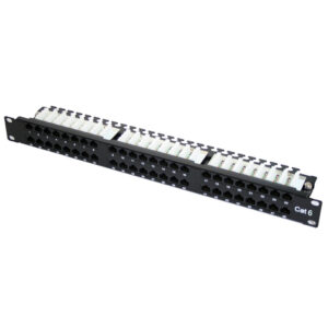 Quest Technology Cat6 Utp Patch Panel - 48-Port - High-Density 19" Rack Mnt - 1U NPP-6148 - Quest