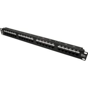 Quest Technology Cat6 Utp Patch Panel - 24-Port - 19" Rack Mnt - 1U NPP-6024 - Quest