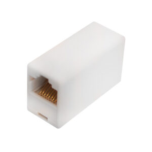 Quest Technology Cat3 Inline Coupler, Rj45, 8P8C, Straight-Wired - White NTC-0822 - Quest