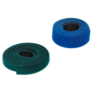 Quest Technology Hook & Loop Roll - Dual-Sided - 30Ft - 3/4'' - Blue NVT-3402 - Quest