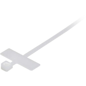 Quest Technology 50Lb. Nylon Cable Tie, Marker Style, 100Pk,  4", Natural NWT-4210 - Quest