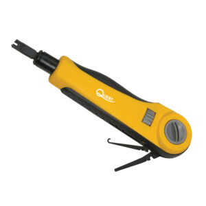 Quest Technology Impact Punch Down Tool - 110 Punch & Cut Blades W/ Pick & Hook (Tension Adjust) TEL-6095 - Quest