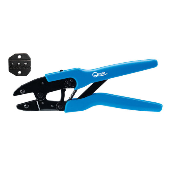 Quest Technology D-Sub Ratchet Crimp Tool - 10-22Awg (Non-Insulated Open Barrels) TRF-3052 - Quest