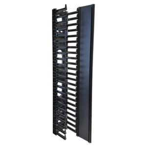 VERTICAL LARGE FINGER-DUCT 22.5U 40″ CABLE MANAGERS W/ HINGED COVER(S)