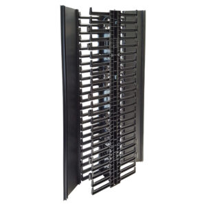 VERTICAL LARGE FINGER-DUCT 22.5U 40″ CABLE MANAGERS W/ HINGED COVER(S)