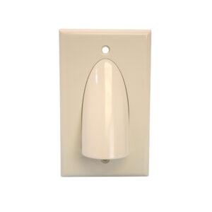 Quest Technology Bulk Cable Wall Plate - Almond - Single-Gang VHT-8102 - Quest