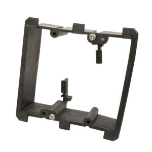 Quest Technology Low-Voltage Drywall Mud Ring - Dual-Gang VHT-8498 - Quest