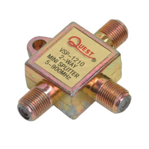 Quest Technology Cable Tv Splitter - 900Mhz - 2 Mini VSP-1210 - Quest