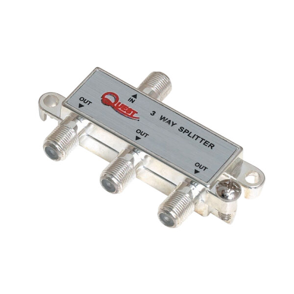 Quest Technology Cable Tv Digital Horizontal Splitter - 1Ghz - 3 Way VSP-2320 - Quest